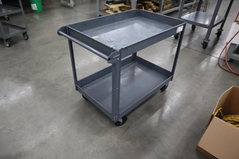 Metal Tool Cart, 2 Shelves- Auction Item