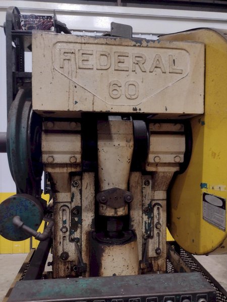 60 TON FEDERAL MODEL #60 OBI STAMPING PRESS 6" STROKE: STOCK #22789