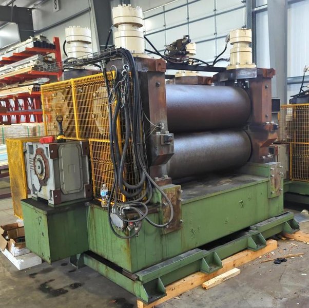50" BRADBURY-PUMA STUCCO DESIGN 2 STAND EMBOSSING MACHINE (14339)