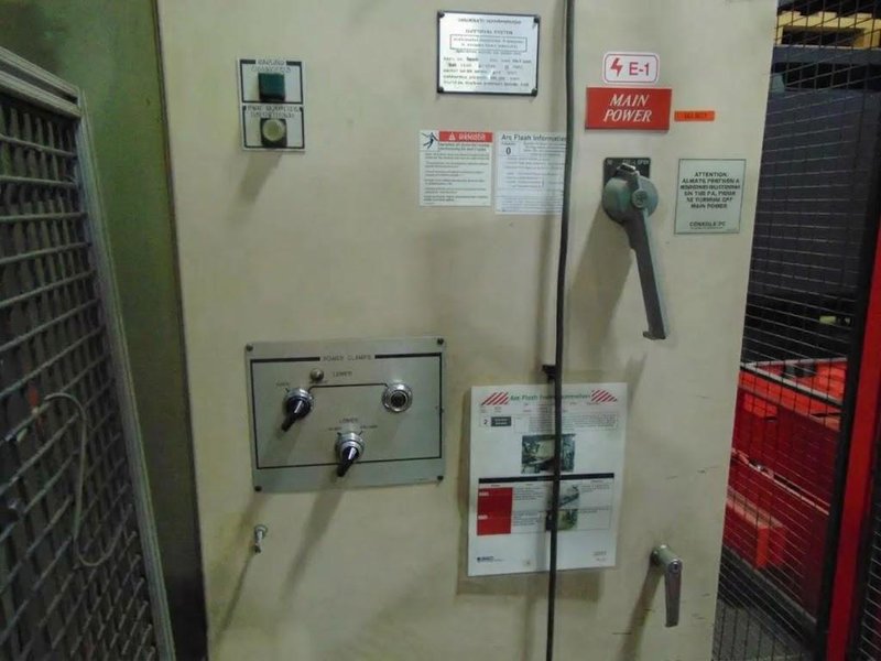 350 TON X 12' CINCINNATI MODEL 350AFx10 HYDRAULIC PRESS BRAKE, WITH UPDATED TOUCH SCREEN CONTROLS: YOBRO #26373