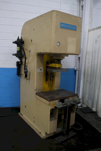 25 TON DENISON HYDRAULIC C FRAME  PRESS: STOCK #76354