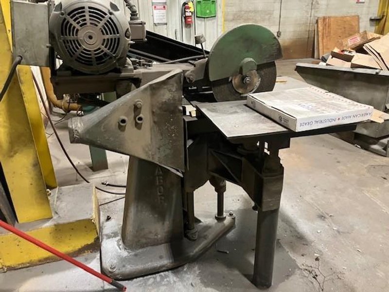 tabor 16" table type cutoff saw 10 hp