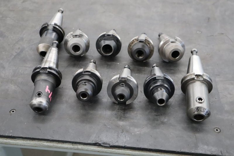 CT40 Taper Tool Holders: (10) End Mill Holders- Auction Item