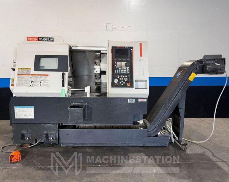 Mazak QTN 200 CNC Turning Center – 8″ Chuck Tool Presetter Tailstock Lathe