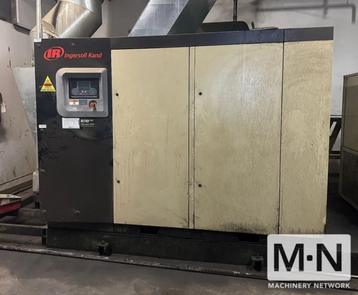 150 HP Ingersoll-Rand R110ne Vari-Speed, Rotary Screw Air Compressor with Dryer