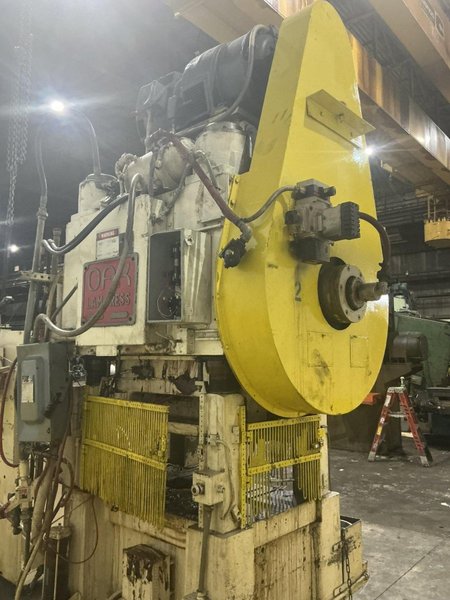60 TON OAK MODEL #30-LP-60-604 STRAIGHT SIDE PRESS, STROKE 2", 80-240 SPM: YOBRO #26050
