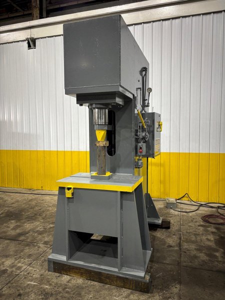 100 TON KR WILSON C-FRAME HYDRAULIC PRESS 18" STROKE: YOBRO #24255
