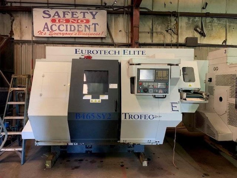 Eurotech B465/Y2 CNC Multi-Axis Lathe, 2012 – Live Tooling, Sub Spindle, Dual Turret