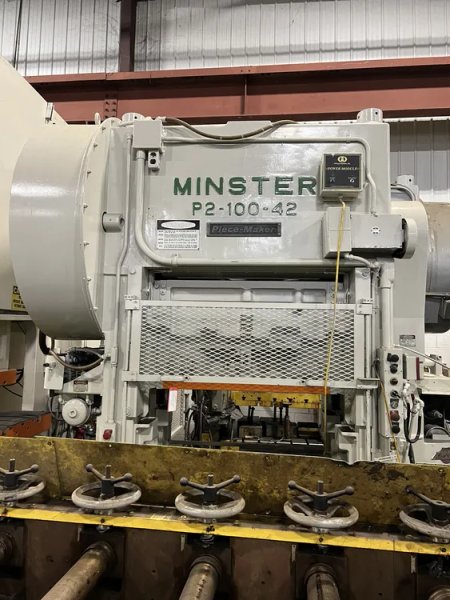 MINSTER 100 TON SSDC PRESS, STOCK# 13641J