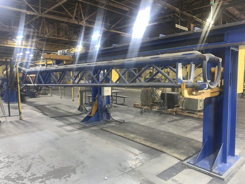 .512" X 12" X 4 STAND DEM WIRE FLATENING ROLLING MILL LINE, YEAR 2017: STOCK #13898