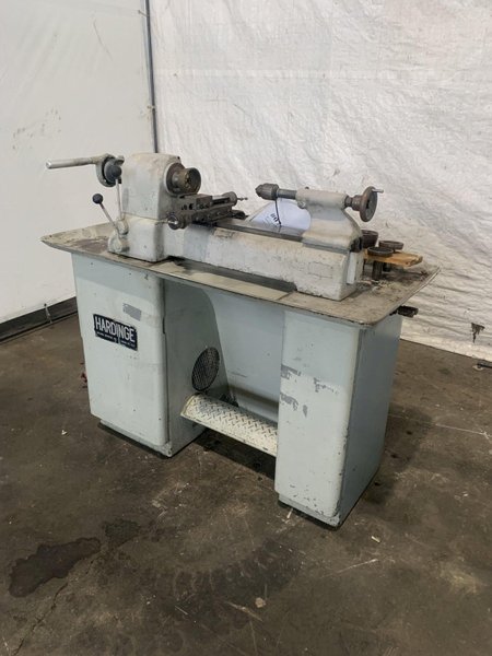 6" X 18" HARDINGE MODEL DSM59 SHOP LATHE. STOCK # 0746623.