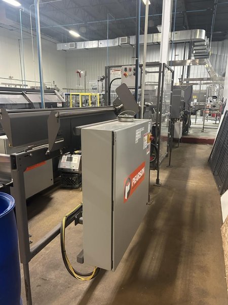 48-Head KHS Rotary Short-Tube Bottle Rinser, Filler, Crowner with Complete Used Bottling Line including Depalletizer, Labeler, Crown Elevator, Case Packer, Case Erector, Carrier Erector, &amp; More, 2013