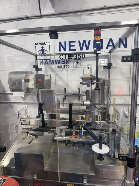 Newman CTE350 Tamper Evident Automatic Carton Labeler, 2007