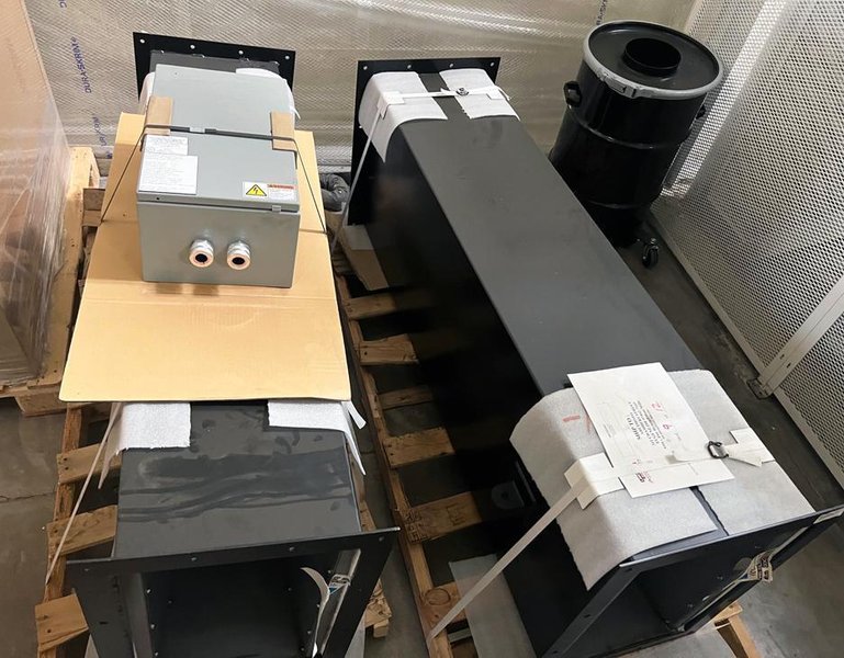 LINCOLN ELECTRIC WELD FUME CONTROL SYSTEM(NEW &amp; NEVER INSTALLED) STOCK # 0888525
