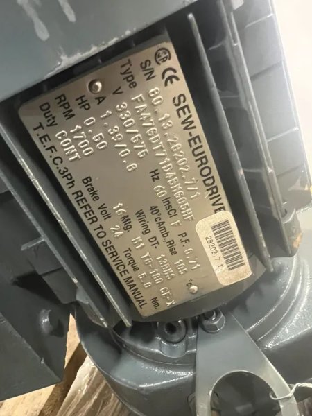 SEW EURODRIVE FA47GDT71D4BMG05HF MOTORS USED