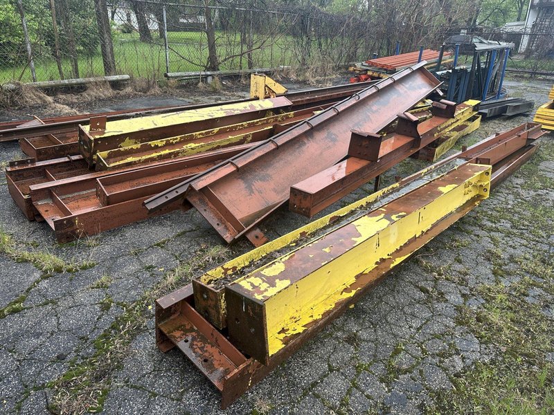 108' (54' PER SIDE) X 20 TON OVERHEAD CRANE RUNWAY BEAMS: STOCK #21901