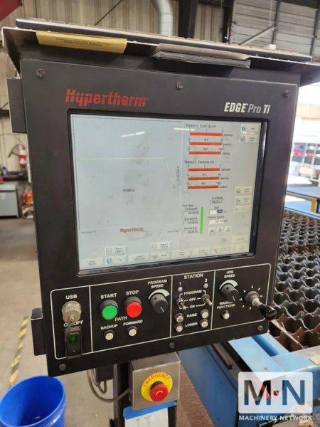 130 AMP HYPERTHERM EDGE PRO TI CNC PLASMA CUTTER