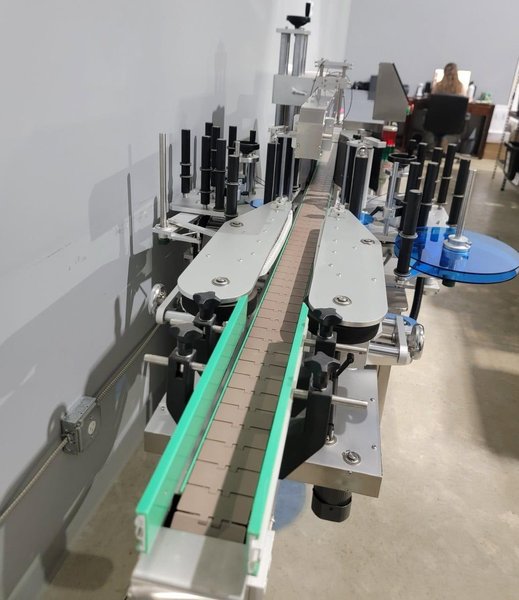 Jorestech OMICRON-2 Automatic Front and Back Labeler for Flat and Round Bottles, 2020