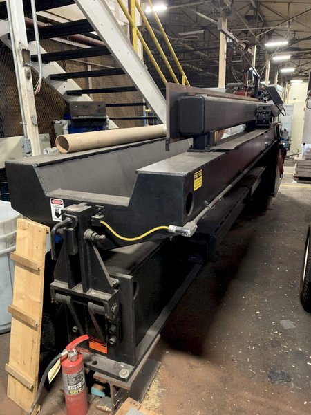 120" X 3/8" PANDJIRIS MODEL 120I-50 SEAM WELDER WITH LINCOLN POWERWAVE: STOCK # 71485