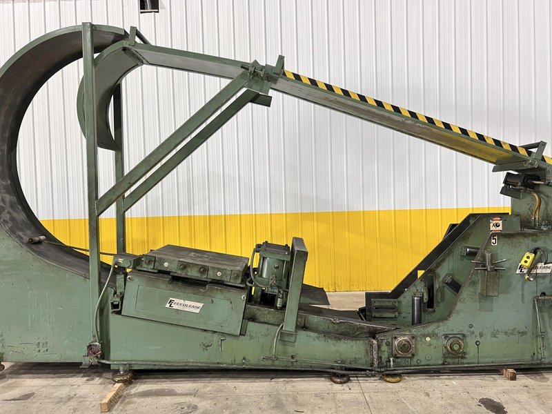 12,000 LB X 18" W X .25" FEED LEASE MODEL #FLCC-1860-P10 REVERSE LOOP COIL CRADLE STRAIGHTENER: STOCK #21163