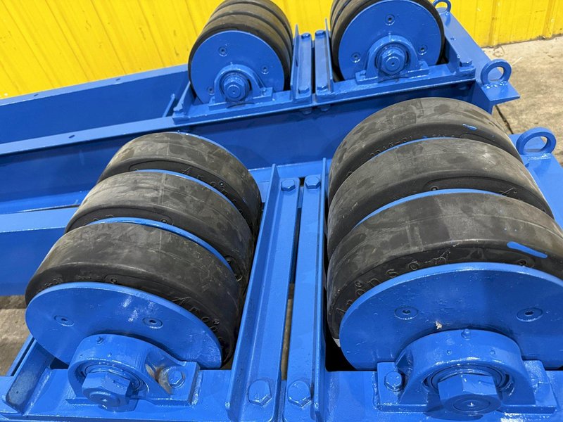 40 TON (80,000 LBS) ARONSON POWERED TANK TURNING ROLLS, 1 DRIVE &amp; 3 IDLERS: YOBRO #26164
