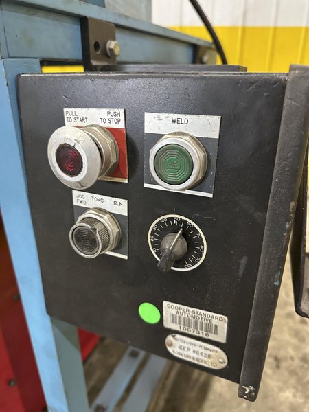7" X .060" KENT MODEL #C21 LEE SHAFFER COIL BUTT END WELDER, WITH LINCOLN  PRECISION TIG 185 : YOBRO #23951