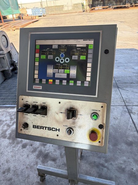 10' x 1" BERTSCH MODEL #100-10 4 ROLL HYDRAULIC PLATE ROLL, 2018: YOBRO #24784