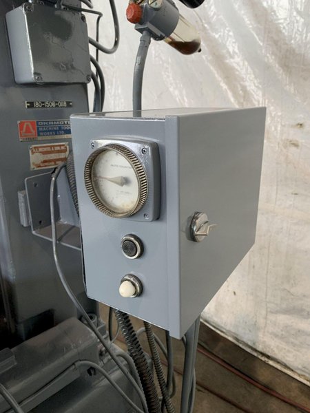 12" X 24" OKAMOTO ACCUGAR 124N HYDRAULIC SURFACE GRINDER. STOCK # 0743822.