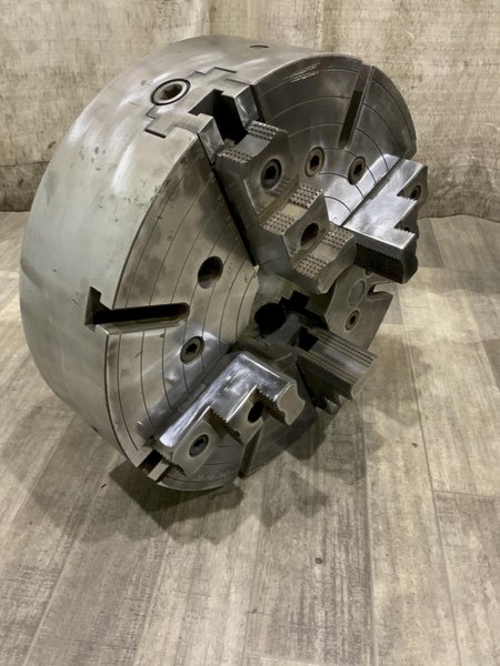 21" GISHOLT 4 JAW LATHE CHUCK: STOCK #81573