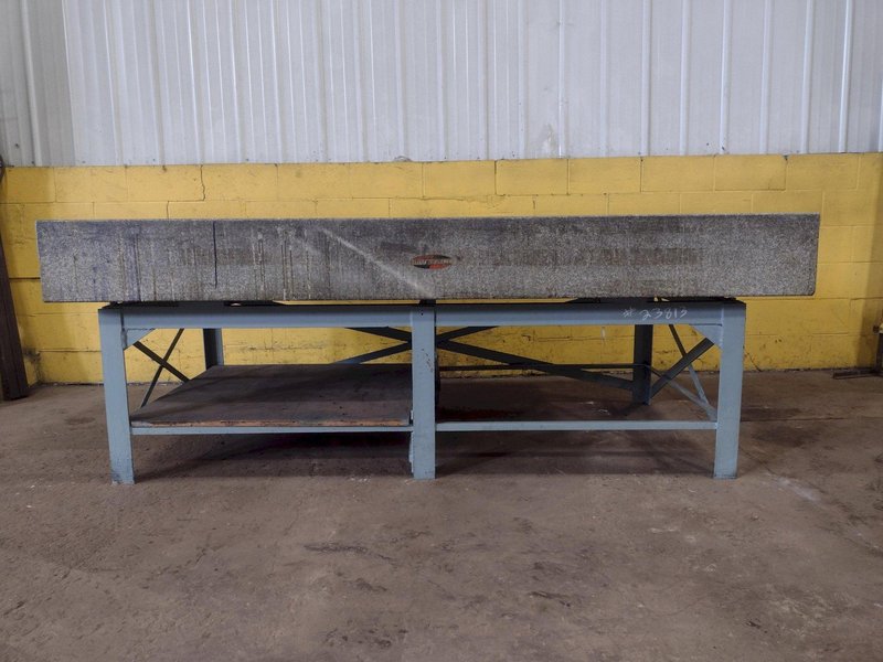8' X 4' X 10" CHALLENGE PRECISION LAYOUT INSPECTION GRANITE TABLE: STOCK #23813