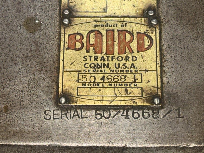 #3 US BAIRD MODEL #3 WIRE FORMING FOURSLIDE MACHINE: YOBRO #24431
