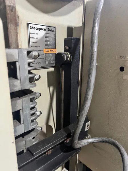 USED ACCURPRESS 130 TON X 10' HYDRAULIC CNC PRESS BRAKE MODEL 713010 Year: 2000