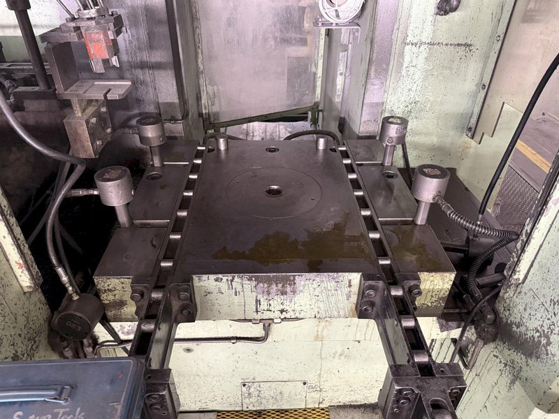 630 TON AIDA MODEL #K-630 KNUCKLE JOINT PRESS, 25-40 SPM, NEW 1991: YOBRO #25820