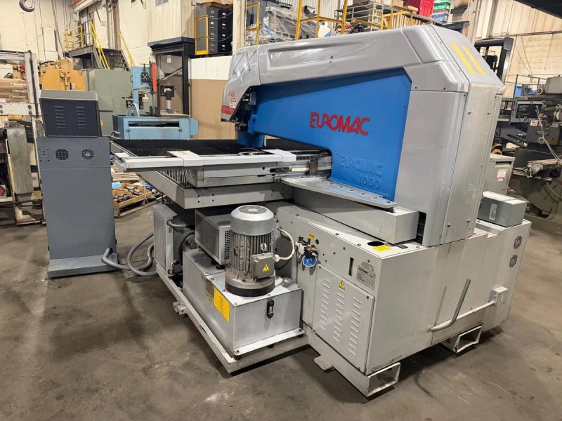 USED EUROMAC ZX FLEX 33 TON CNC PUNCHING MACHINE WITH TOOL ROTATION