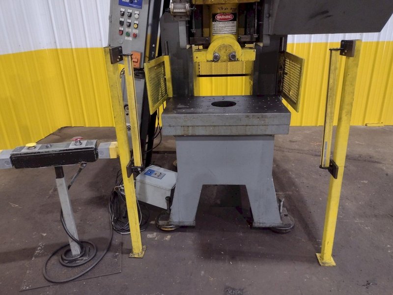 70 TON ROUSSELLE MODEL #G1-70 GAP FRAME STAMPING PRESS 4" STROKE: STOCK #19518
