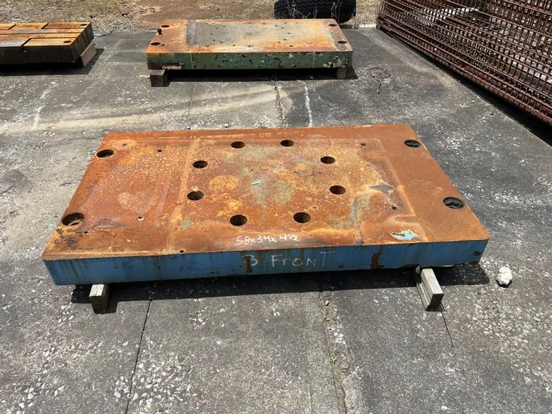 BOLSTER PLATE 58 X 34 X 4 1/2, SOLID