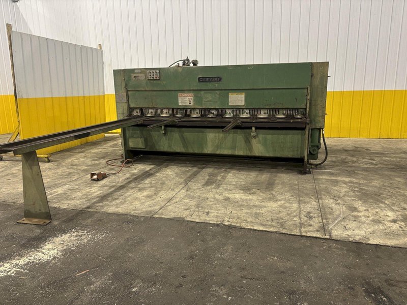 10' x 1/4" CINCINNATI MODEL #2H10 HYDRAULIC POWER SHEAR: STOCK #22535