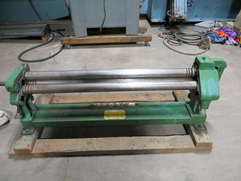 2" Diameter x 36" Used Wysong Manual Slip Roll Model 236-HR