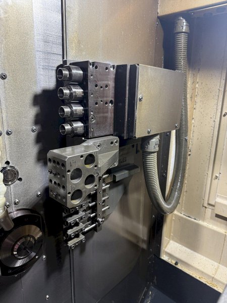 DMG Mori Sprint 32/8 CNC Screw Machine, Swiss Type, with Patriot Bar 
Feeder, Model 338