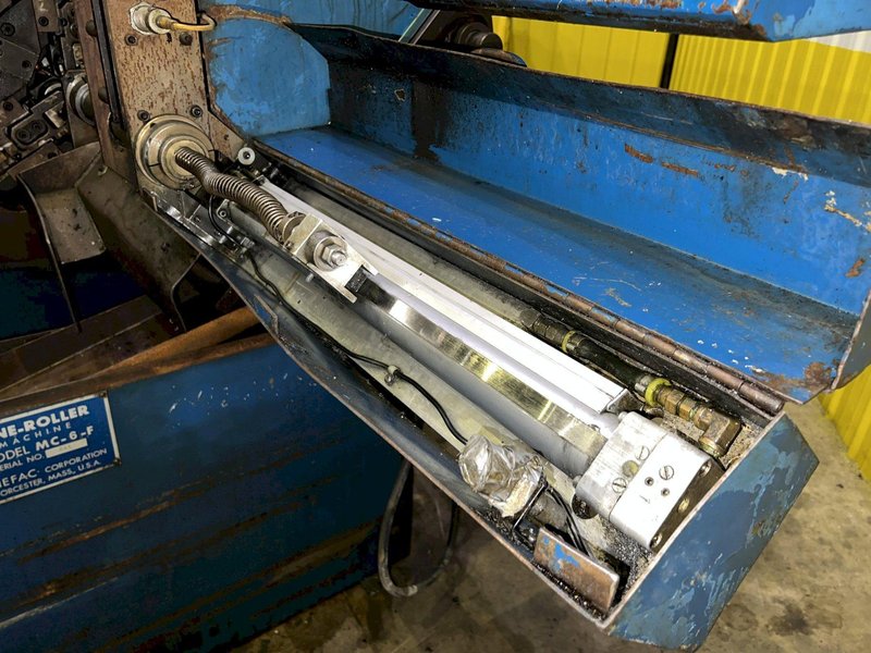 3" KINEFAC MODEL #MC-6-F "KINE-ROLLER" 3-DIE AUTOMATIC THREAD ROLLER THREADER: STOCK #17073