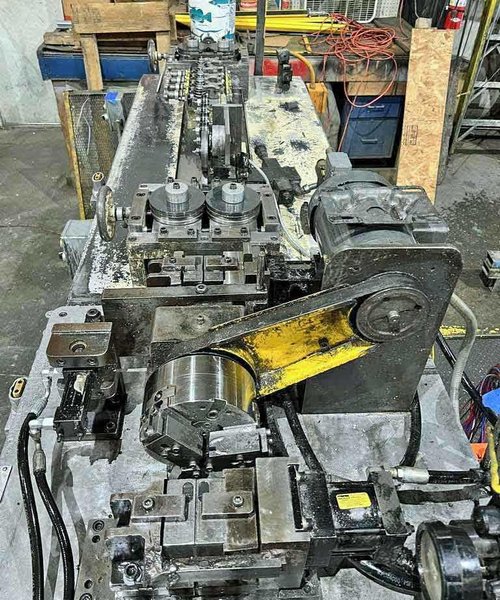 Tube Straightener and Cut-Off Machine, Komo Machine STOCK# 3935