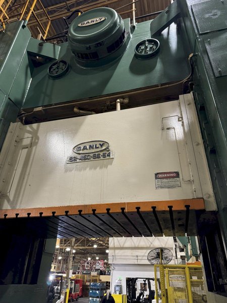 450 TON DANLY S2-450-96-54 STRAIGHT SIDE PRESS. STOCK # 0234925