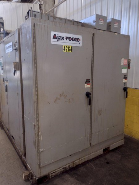 100 KW AJAX TOCCO "TOCCOTRAN" INDUCTION HARDENING SCANNER SYSTEM, NEW 2005: STOCK #17289