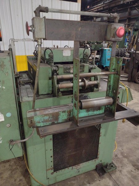 12" X .125" LITTELL MODEL #412-7PD MOTORIZED COIL STRIP STRAIGHTENER: STOCK #23708
