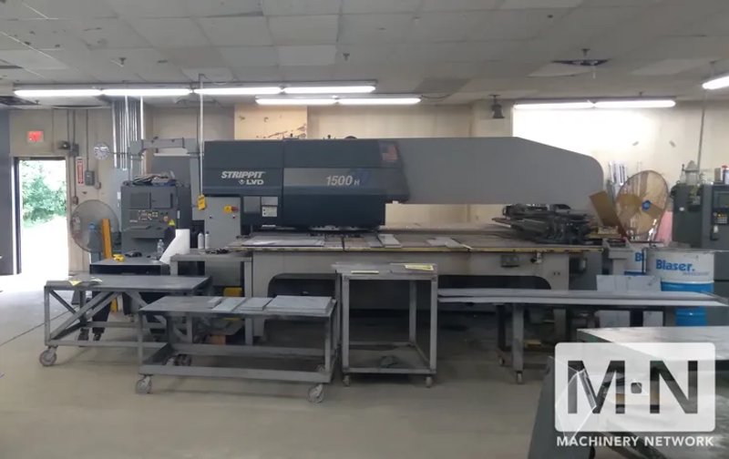 1998 LVD/STRIPPIT 1500 H30 CNC HYDRAULIC TURRET PUNCH