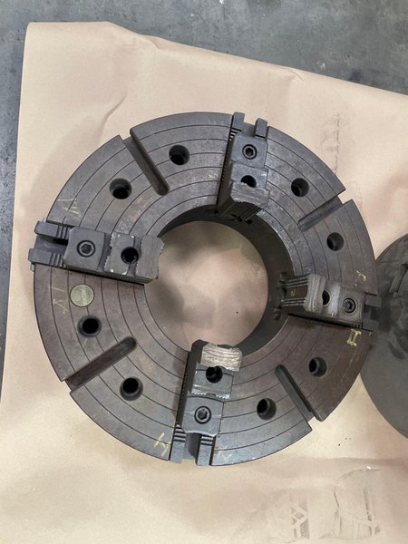 24" Gisholdt 4-Jaw Lathe Chuck: STOCK #77335