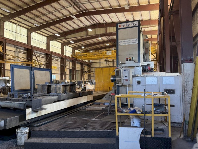 5.1" HNK CNC HORIZONTAL BORING MILL, HBM, 63 x 160 table with built in rotary, FANUC CNC, 40 ATC, CTS