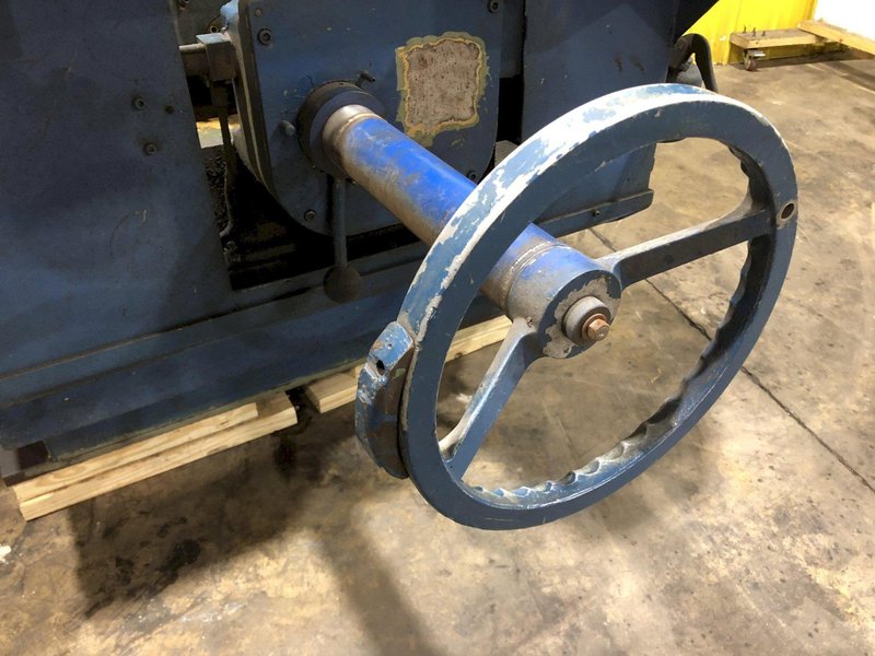 9" WIDE X 30" TABLE SUNDSTRAND VERTICAL BELT ROTARY TABLE "TIP" GRINDER: STOCK #18229