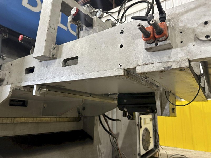 30" x 14 GA DALCOS MODEL #PXN-800 AUTOMATIC COIL HYDRAULIC PUNCHING MACHINE: STOCK #20332