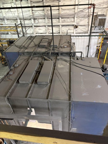 ADVANCED CURING SYSTEMS AUTOMATIC HANGER CONVEYOR PASS-THROUGH SYSTEM: YOBRO #24994